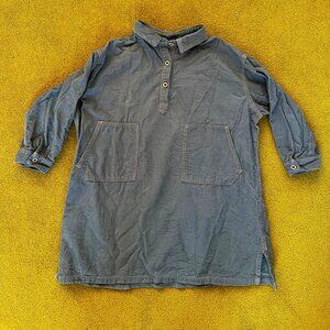 Zara fine wale courduroy shirt dress